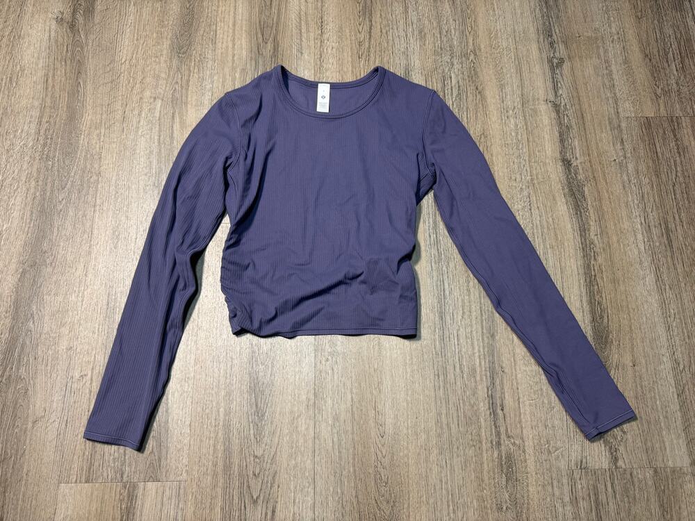 Lululemon Women's All It Takes Back-Twist Ribbed Long-Sleeve Shirt